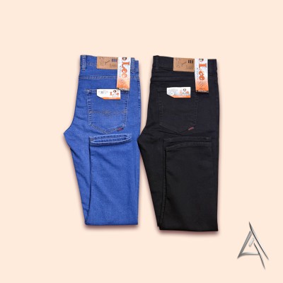 lee jeans pant slim fit black & sky