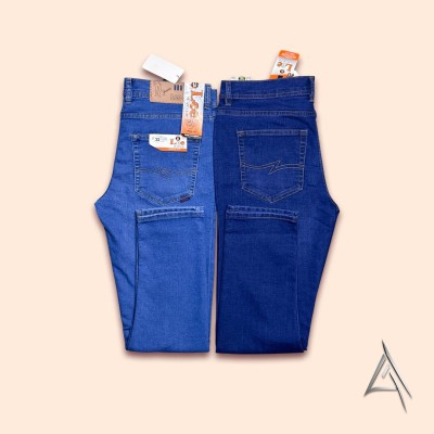 lee jeans pant slim fit deep & sky combo